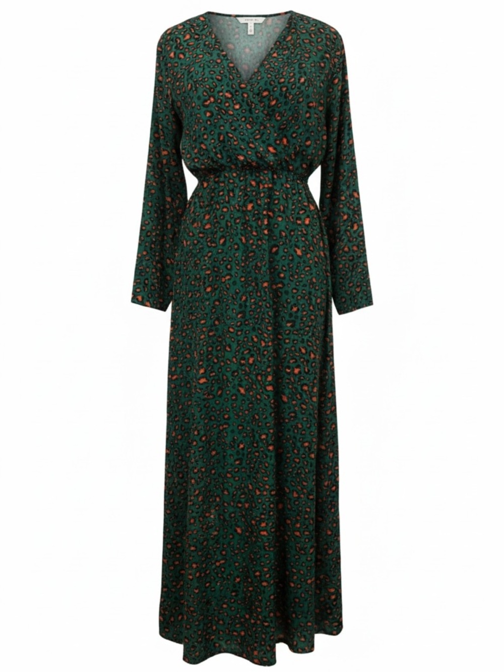 NWT Club London Animal Print Long Sleeve Maxi Dress